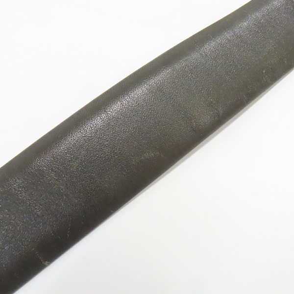 実際に弊社で買取させて頂いたBVLGARI/ブルガリ WIEMER ロゴバックル レザー ベルトの画像 7枚目