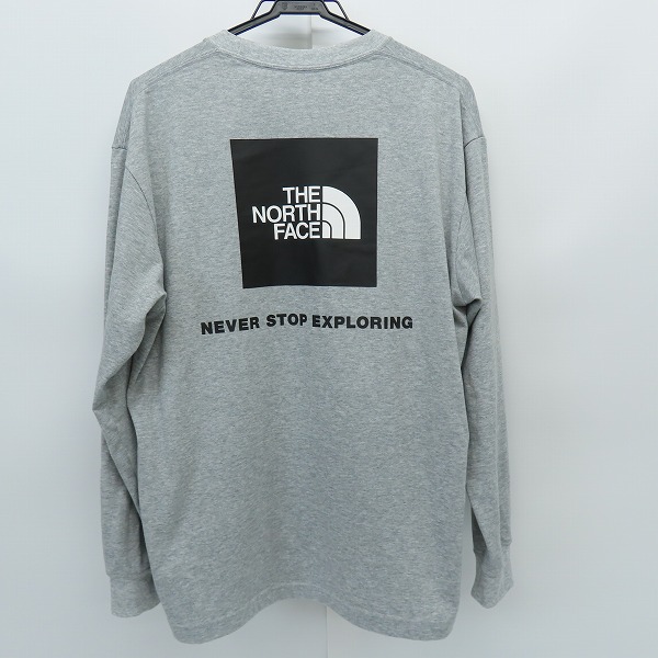 実際に弊社で買取させて頂いたTHE NORTH FACE/ノースフェイス L/S Back Square Logo Tee/スクウェアロゴプリント Tシャツ NT32343/Lの画像 1枚目