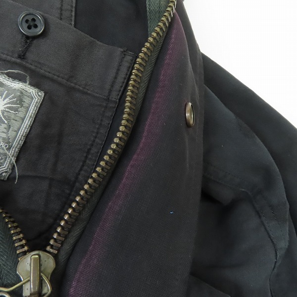 実際に弊社で買取させて頂いたMIHARA YASUHIRO/ミハラヤスヒロ ミリタリージャケット71051203-1 M65/Sの画像 7枚目