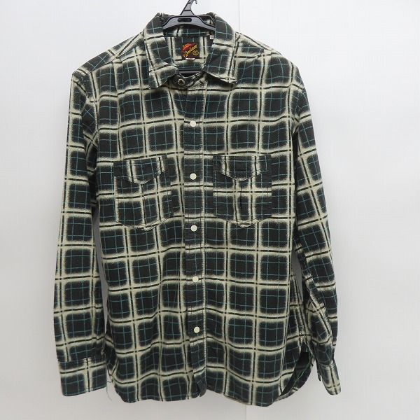 実際に弊社で買取させて頂いたSUGAR CANE/シュガーケーン オンブレチェック 長袖 ワークシャツ /M