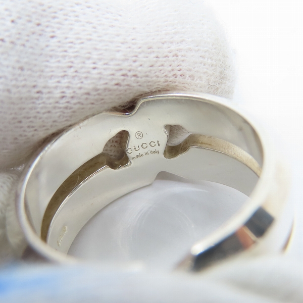 実際に弊社で買取させて頂いたGUCCI/グッチ ノット リング/指輪 17.5-18.5号の画像 6枚目