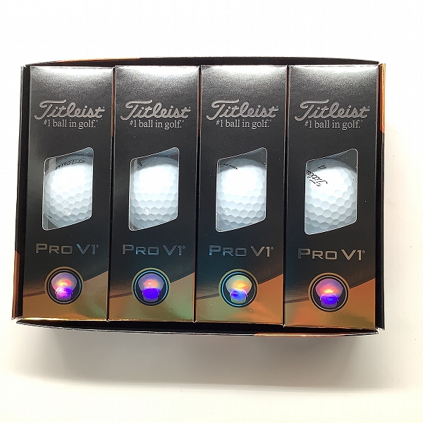 実際に弊社で買取させて頂いた【未使用】Titleist/タイトリスト PRO V1 ゴルフボール ホワイト 1ダース