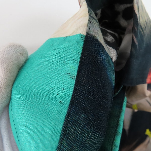 実際に弊社で買取させて頂いたPaul Smith/ポールスミス レオパード切替 総柄 デザイン長袖シャツ /38の画像 5枚目