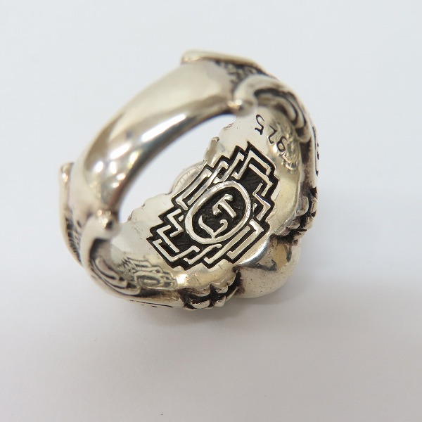 実際に弊社で買取させて頂いたレザーズアンドトレジャーズ スモール スペシャルエディションリング w/ライオン/スティングレイ 22号の画像 6枚目