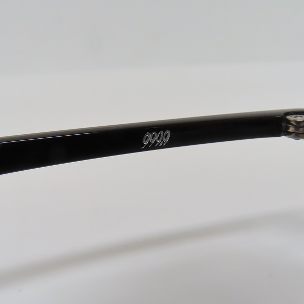実際に弊社で買取させて頂いた999.9/フォーナインズ メガネフレーム NP-727の画像 5枚目
