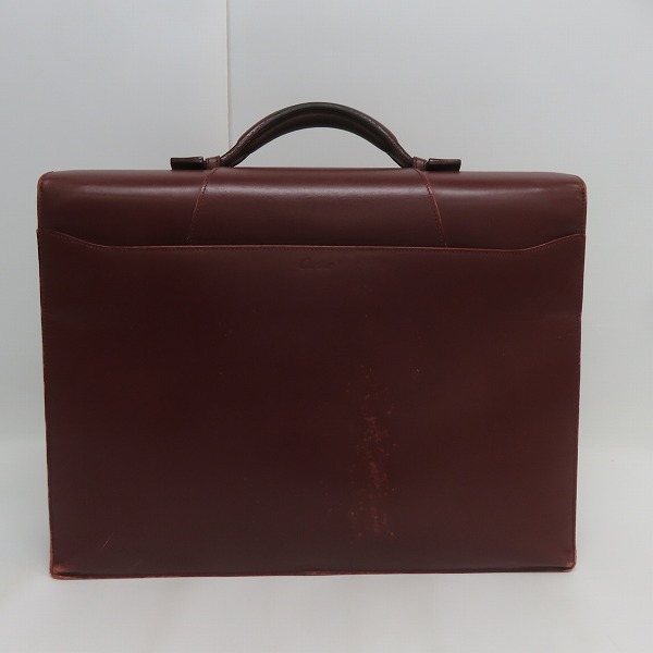 実際に弊社で買取させて頂いたCartier/カルティエ パシャ・ドゥ・カルティエ レザー ブリーフケースの画像 1枚目