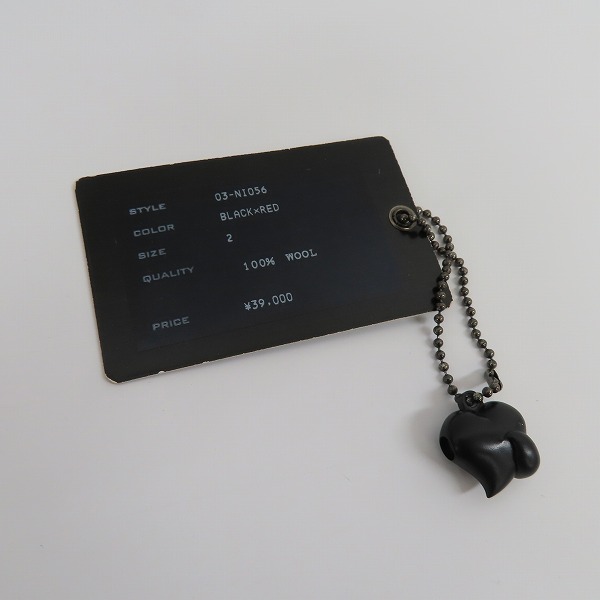 実際に弊社で買取させて頂いたNUMBER(N)INE/ナンバーナイン 03AW カート期 グランジボーダーウールニット 03-NI056/2の画像 6枚目