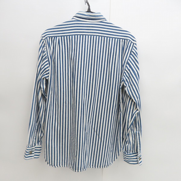 実際に弊社で買取させて頂いたSUGAR CANE/シュガーケーン ヒッコリー/ストライプ 長袖 ワークシャツ /Mの画像 1枚目