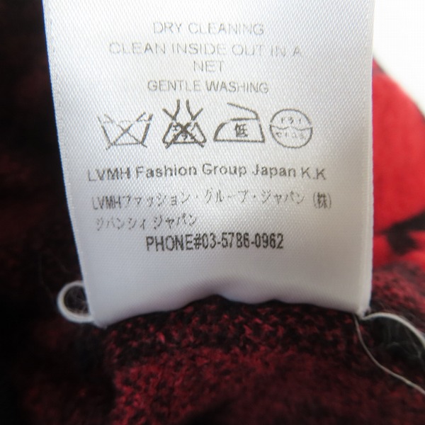 実際に弊社で買取させて頂いたGIVENCHY/ジバンシィ 18AW モヘヤ混/ウール 総ロゴ クルーネック長袖ニット BM904Z4Y1G/Sの画像 4枚目