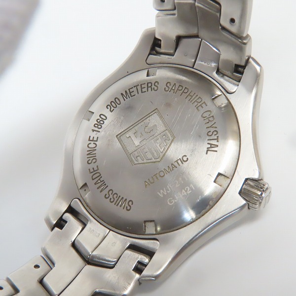 実際に弊社で買取させて頂いたTUG HEUER/タグホイヤー LINK/リンク 自動巻き 腕時計 WJF2111の画像 4枚目