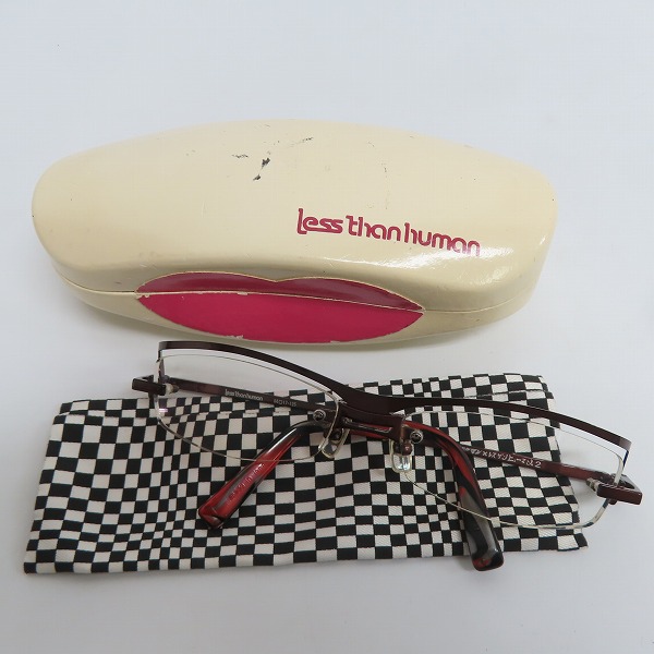 実際に弊社で買取させて頂いたless than human×デビルマン/レスザンヒューマン×デビルマン アイウエア/メガネフレームの画像 9枚目