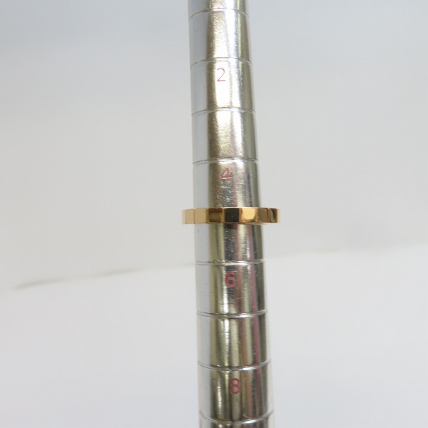 実際に弊社で買取させて頂いた【カスタム】Cartier/カルティエ K18/750 ラニエール リング SNOE刻印/指輪/5号の画像 8枚目