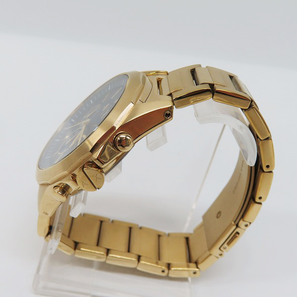 実際に弊社で買取させて頂いたARMANI EXCHANGE/アルマーニエクスチェンジ クォーツ クロノグラフ 紺文字盤 腕時計 AX7116【動作未確認】の画像 1枚目