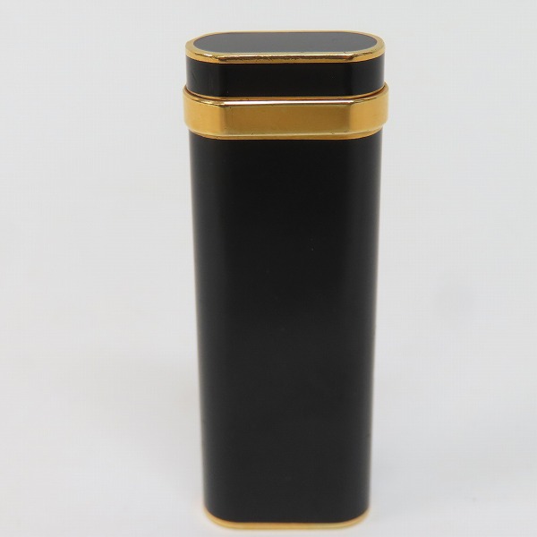 実際に弊社で買取させて頂いたCartier/カルティエ ガスライター ブラック×ゴールドの画像 1枚目