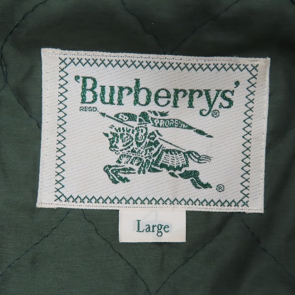 実際に弊社で買取させて頂いたBURBERRYS/バーバリーズ ジップアップ ジャケット/Lの画像 2枚目