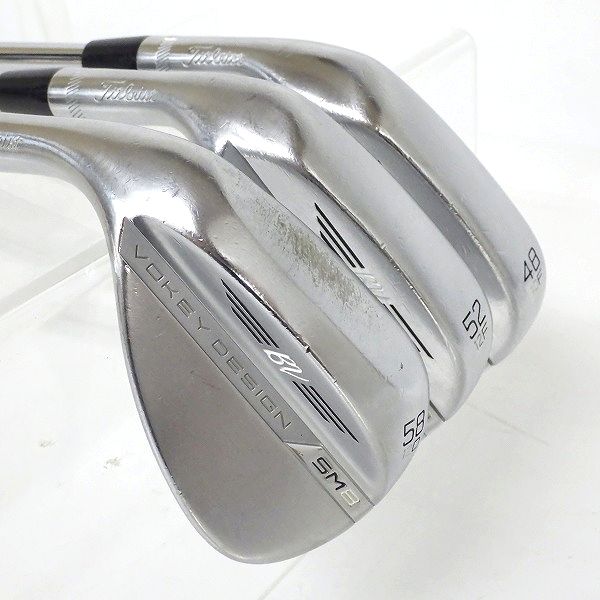 実際に弊社で買取させて頂いたTitleist/タイトリスト VOKEY DESIGN/ボーケイデザイン SM8 ウェッジ 48°,52°,58° 3本セット レフティ/左きき用