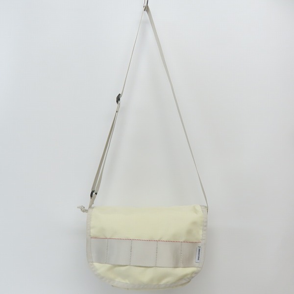 実際に弊社で買取させて頂いたBRIEFING/ブリーフィング ジョイントフラップ ショルダーバッグ オフホワイトの画像 3枚目