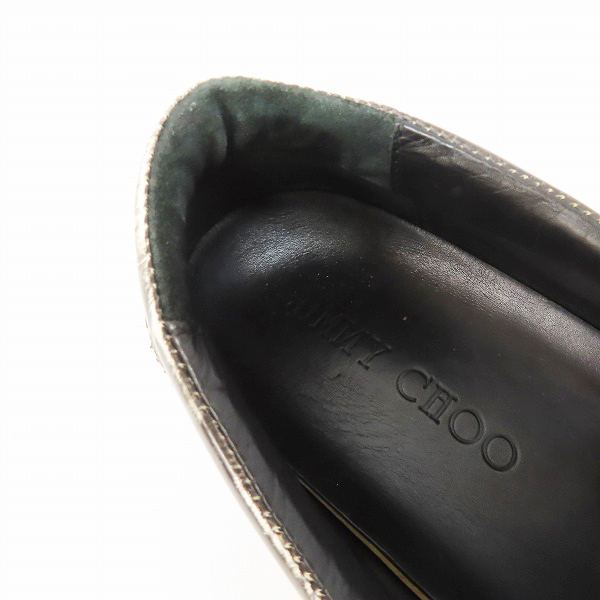 実際に弊社で買取させて頂いたJIMMY CHOO/ジミーチュウ スター/星柄 スリッポン シューズ/43の画像 4枚目