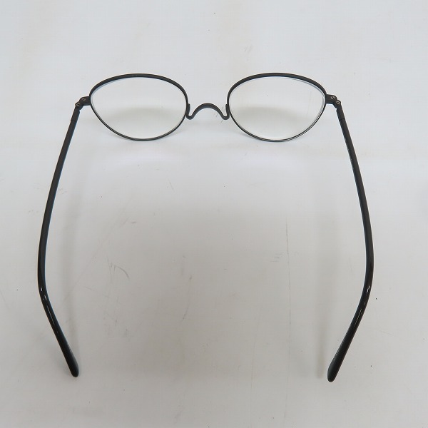 実際に弊社で買取させて頂いたOLIVER GOLDSMITH/オリバーゴールドスミス RIPON Nero 度入り眼鏡/メガネフレームの画像 3枚目