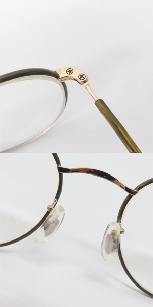 実際に弊社で買取させて頂いたPaul Smith/ポールスミス GDOL Titanium レンズ度入り メガネ/アイウェア PSE-1002の画像 4枚目