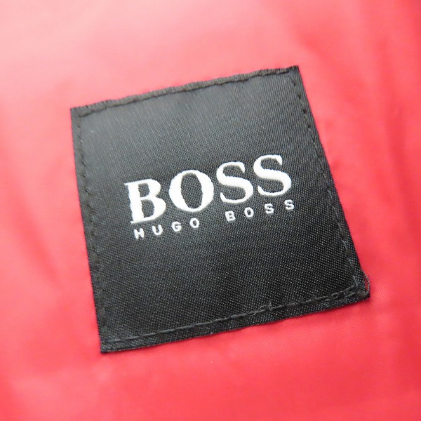 実際に弊社で買取させて頂いたHUGO BOSS/ヒューゴボス ボンバージャケット MA-1 ブラック/46Aの画像 2枚目