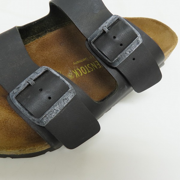 実際に弊社で買取させて頂いたBIRKENSTOCK/ビルケンシュトック ARIZONA アリゾナ ブラック サンダル 051791/41の画像 7枚目