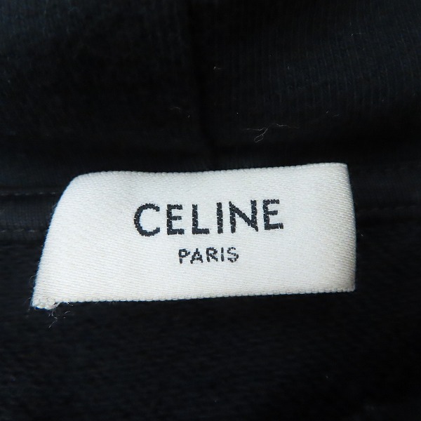 実際に弊社で買取させて頂いた【JPタグ】CELINE/セリーヌ 21SS  ロゴプリント ルーズスウェットシャツ パーカー/フーディ 2Y321052H/XLの画像 2枚目