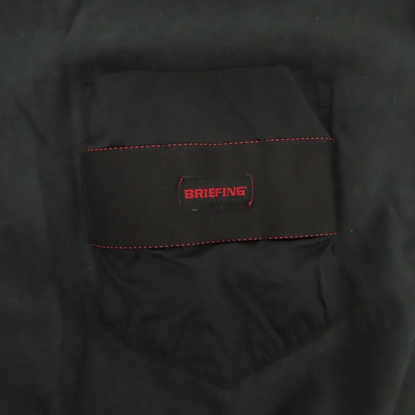 実際に弊社で買取させて頂いたREMI RELIEF×BRIEFING/レミレリーフ×ブリーフィング 胸ポケットロゴ 半袖Tシャツ/カットソー ブラック/XLの画像 3枚目