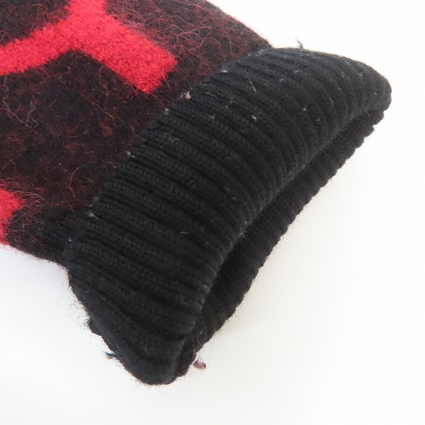 実際に弊社で買取させて頂いたGIVENCHY/ジバンシィ 18AW モヘヤ混/ウール 総ロゴ クルーネック長袖ニット BM904Z4Y1G/Sの画像 6枚目