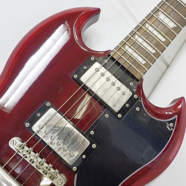 実際に弊社で買取させて頂いた★Epiphone/エピフォン G-400 PRO SG スタンダード コイルタップ搭載エレキギター ソフトケース付の画像 4枚目