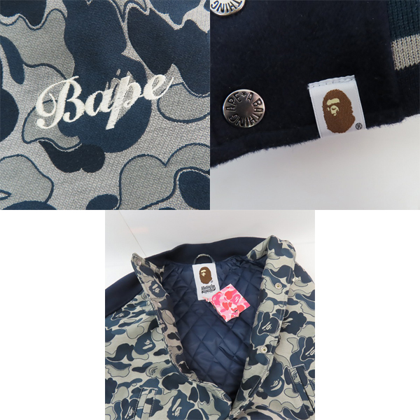 未使用】A BATHING APE/ア ベイシング エイプ COOKIE Camo 2 VARSITY