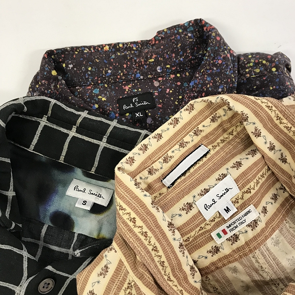 実際に弊社で買取させて頂いた【おまとめ品】Paul Smith/ポールスミス 長袖シャツの画像 1枚目