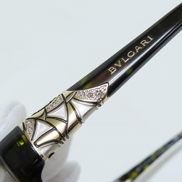 実際に弊社で買取させて頂いたBVLGARI/ブルガリ メガネフレーム アイウェア 4104-B-Fの画像 8枚目