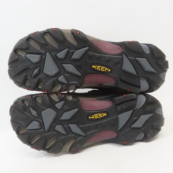 実際に弊社で買取させて頂いた【観賞用】KEEN/キーン ターギーⅡミッド オールレザー トレッキング シューズ 1217-WLNT /28の画像 2枚目