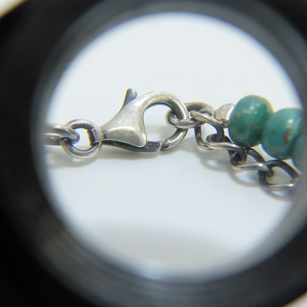 実際に弊社で買取させて頂いたCrescent Luna/クレセントルナ エルマー ターコイズ クロス ネックレス ターコイズグリーンの画像 7枚目