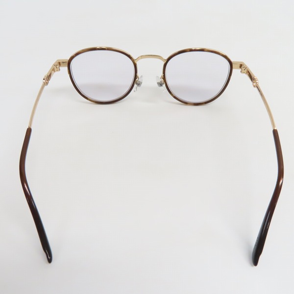 実際に弊社で買取させて頂いた999.9×Salvatore Ferragamo/フォーナインズ×サルヴァトーレフェラガモ 度入り眼鏡/メガネフレーム/アイウェア SF9009 271の画像 3枚目