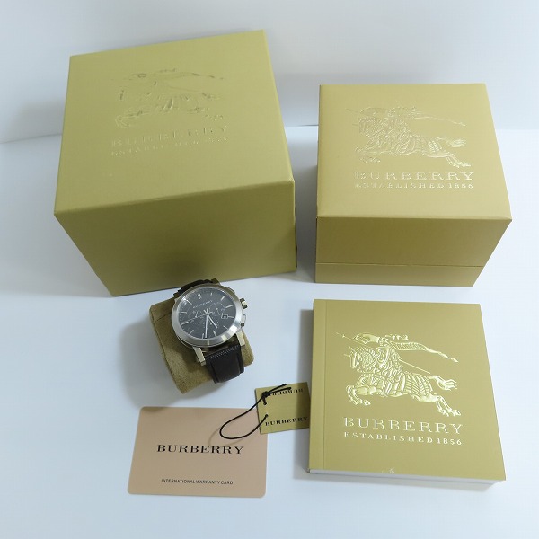 実際に弊社で買取させて頂いたBURBERRY/バーバリー クロノグラフ 腕時計 BU9362の画像 7枚目