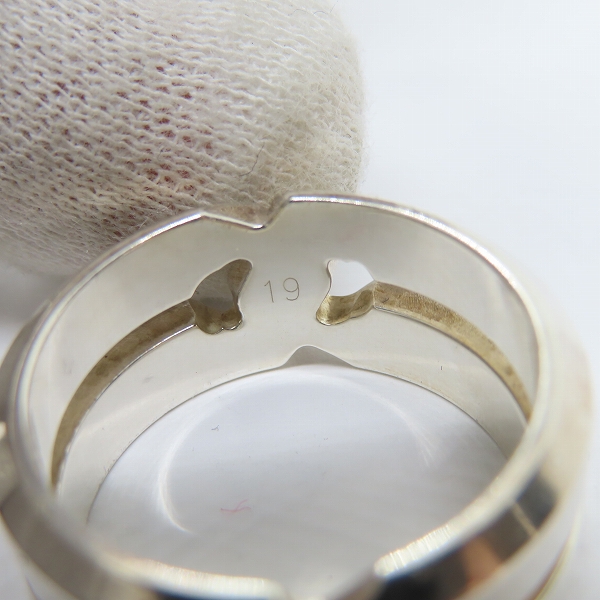 実際に弊社で買取させて頂いたGUCCI/グッチ ノット リング/指輪 17.5-18.5号の画像 7枚目