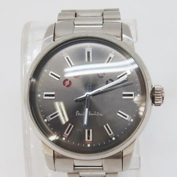 実際に弊社で買取させて頂いたPaul Smith/ポールスミス BLOCK/ブロック クォーツ 腕時計 P10024