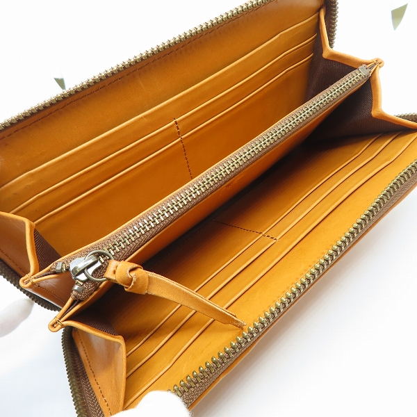 実際に弊社で買取させて頂いたMIHARA YASUHIRO/ミハラヤスヒロ 炙り出し 本革 レザー 長財布/ロングウォレット の画像 3枚目