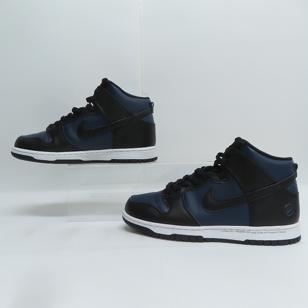 実際に弊社で買取させて頂いたNIKE×FRAGMENT DESIGN/ナイキ×フラグメント DUNK HI/F MIDNIGHT NAVY/ダンク ミッドナイトネイビー DJ0383-400/29.0の画像 3枚目