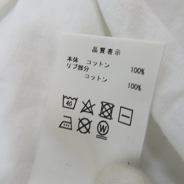 実際に弊社で買取させて頂いたDESCENDANT/ディセンダント 21SS TWO BIT B.B. SS ラグランTシャツ/3の画像 4枚目