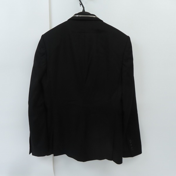 実際に弊社で買取させて頂いたGIVENCHY/ジバンシー 襟ジップ装飾 ウールテーラードジャケット G14F3241-017/50の画像 1枚目