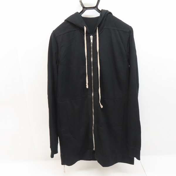実際に弊社で買取させて頂いたRick Owens/リックオウエンス  LS DRAWSTRING HOODIE GLITTER ロングジップパーカー RU17F8288-BA/S