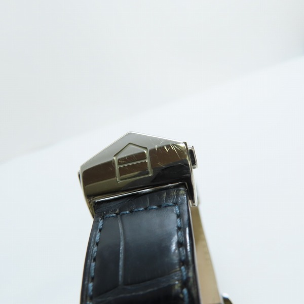 実際に弊社で買取させて頂いたTAG HEUER/タグホイヤー カレラ クロノグラフ 自動巻き 青文字盤 CAL.1887 CAR2115-0の画像 6枚目