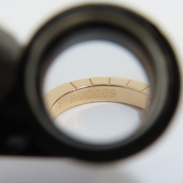 実際に弊社で買取させて頂いた【カスタム】Cartier/カルティエ K18/750 ラニエール リング SNOE刻印/指輪/5号の画像 7枚目