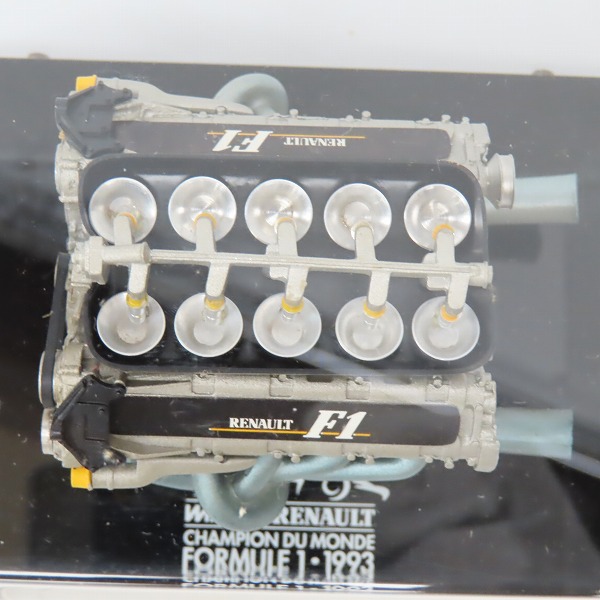 実際に弊社で買取させて頂いたWilliams RENAULT F1/ウィリアムズ ルノー V10 RS05 1/10 エンジン模型 F1 1993 FW15C チャンピオンカーの画像 3枚目