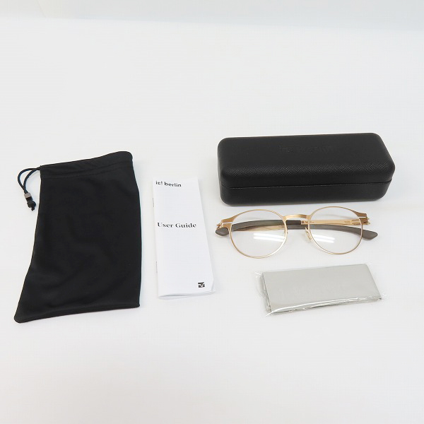 実際に弊社で買取させて頂いたic!berlin/アイシーベルリン Seonjin アイウェア/メガネフレームの画像 9枚目