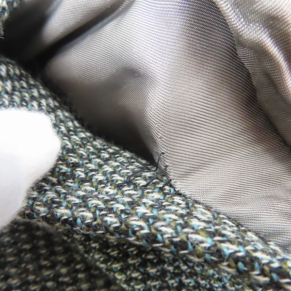 実際に弊社で買取させて頂いたDries Van Noten/ドリス ヴァンノッテン ウール ダブルロングコート 48の画像 7枚目