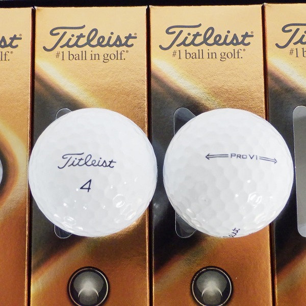 実際に弊社で買取させて頂いた【未使用】Titleist/タイトリスト PRO V1 ゴルフボール ホワイト 1ダースの画像 1枚目